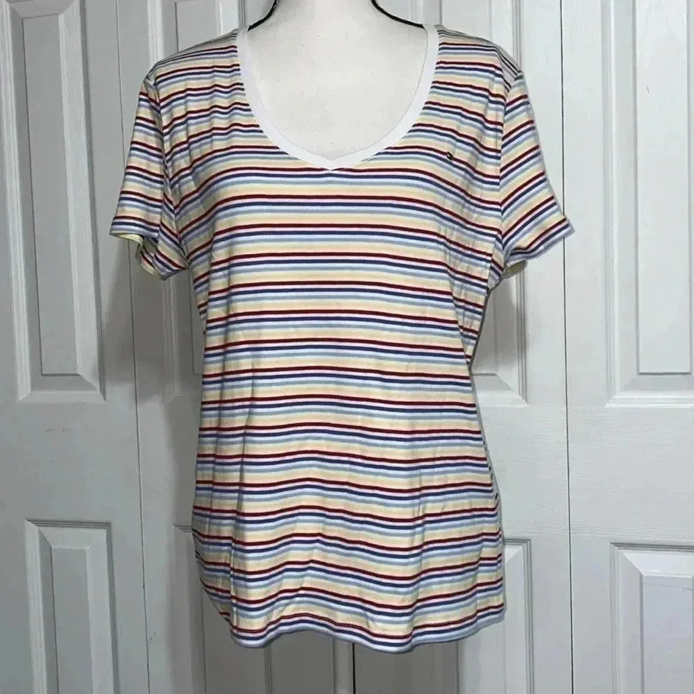 Tommy Hilfiger cotton knit tee shirt top